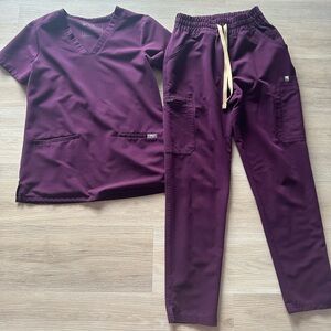 Figs Deep Purple set XXS